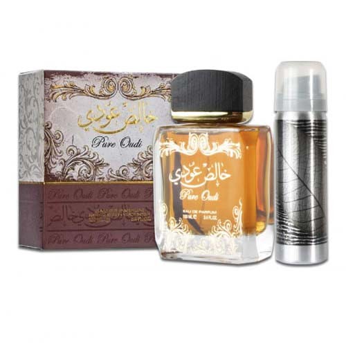 (plu00633) - Parfum Arabesc barbatesc Pure Oudi 100ml+deo  50ml,Lattafa,unisex