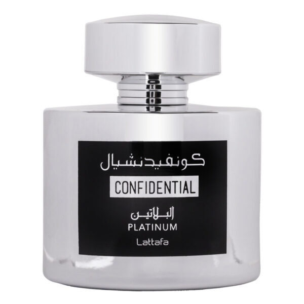 (plu00031) - Apa de Parfum Confidential Platinum, Lattafa, Barbati - 100ml