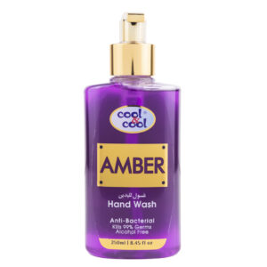 (plu01313) - HAND WASH AMBER, Cool & Cool, anti-bacterial kills 99% Germs Alcohol Free
