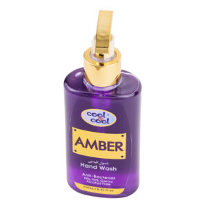(plu01313) - HAND WASH AMBER - 250ml, Cool & Cool, anti-bacterial kills 99% Germs Alcohol Free