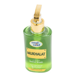 (plu01316) - HAND WASH MUKHALAT - 250ml, Cool & Cool, anti-bacterial kills 99% Germs Alcohol Free