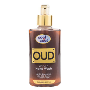 (plu01315) - HAND WASH OUD - 250ml, Cool & Cool, anti-bacterial kills 99% Germs Alcohol Free