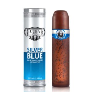 (plu02039) - Parfum Cuba Silver Blue, Bărbați, Apă de Toaletă - 100ml