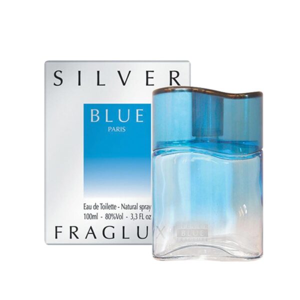 (plu02171) - Apa de Toaleta Silver Blue, Fragluxe, Barbati - 100ml